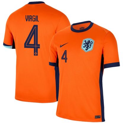Netherlands Virgil 4 Home Jersey 2024