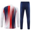Barcelona White Zipper Tracksuit 23-24 - Image 2