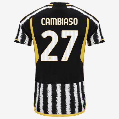 Juventus CAMBIASO 27 Home Jersey 23-24