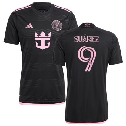 Inter Miami Away Black Jersey 24-25 Suárez 9