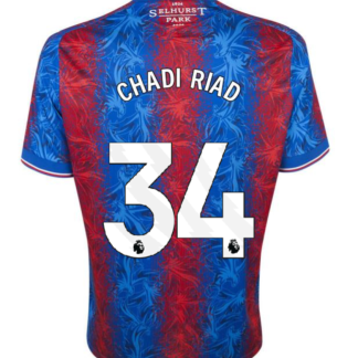 Crystal Palace Home CHADI RIAD 34 Jersey 24-25