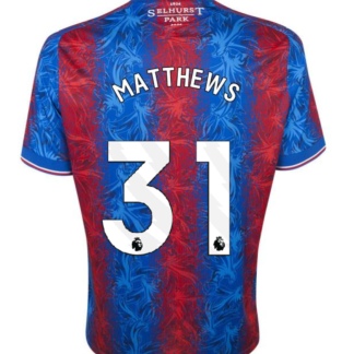 Crystal Palace Home MATTHEWS 31 Jersey 24-25