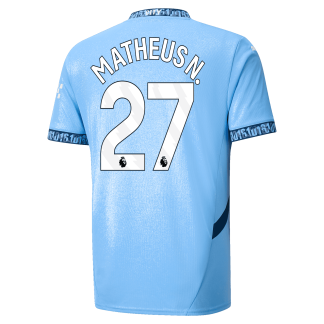 Manchester City Matheus Nunes 27 Home Jersey 24-25