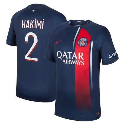 Paris Saint-Germain Hakimi 2 Home Jersey 23-24
