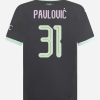 AC Milan Third Pavlović 31 Champions League Jersey 24-25