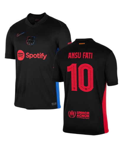 Barcelona Away ANSU FATI 10 Champions League Jersey 24-25