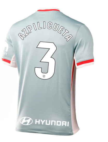 Atletico Madrid Away AZPILICUETA 3 Laliga Jersey 24-25