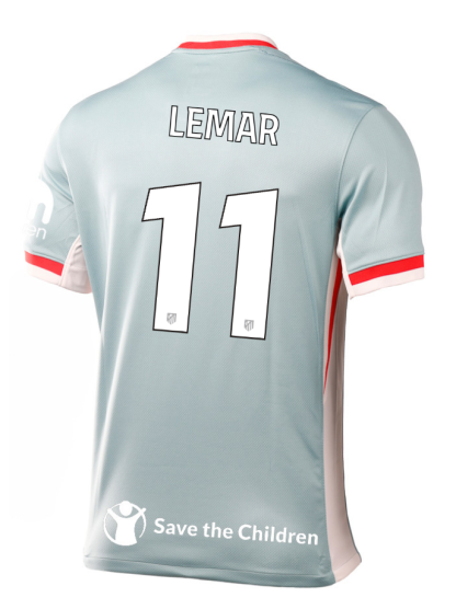 Atletico Madrid Away LEMAR 11 Champions League Jersey 24-25