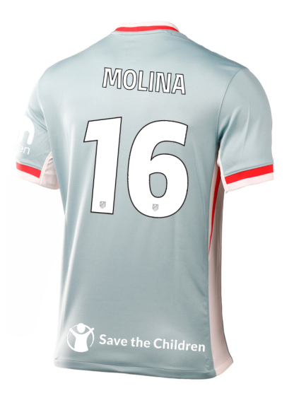 Atletico Madrid Away MOLINA 16 Champions League Jersey 24-25