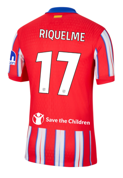 Atletico Madrid Home RIQUELME 17 Champions League Jersey 24-25
