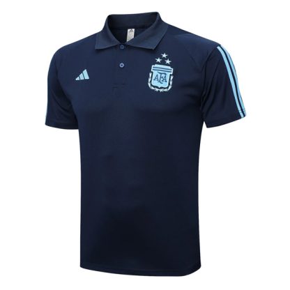 Argentina Polo Shirt Navy 3 Star 2023
