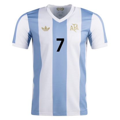 Argentina 50th Anniversary De Paul 7 Jersey 2024 - Image 2