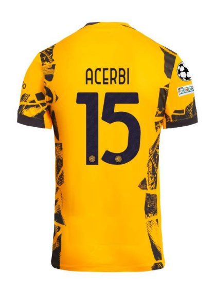 Inter Milan Champions League Final ACERBI 15 Jersey 24-25