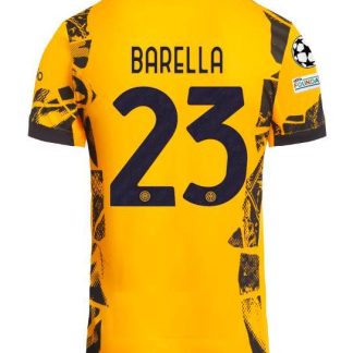Inter Milan Champions League Final BARELLA 23 Jersey 24-25