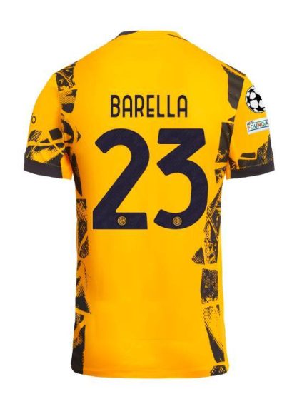 Inter Milan Champions League Final BARELLA 23 Jersey 24-25