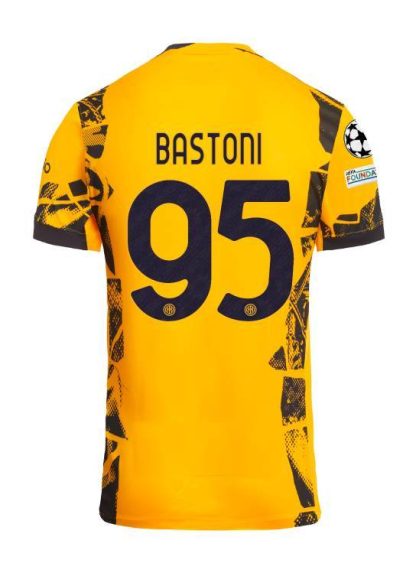 Inter Milan Champions League Final BASTONI 95 Jersey 24-25