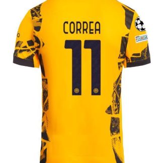 Inter Milan Champions League Final CORREA 11 Jersey 24-25