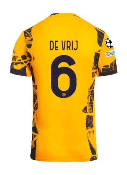 Inter Milan Champions League Final DE VRIJ 6 Jersey 24-25