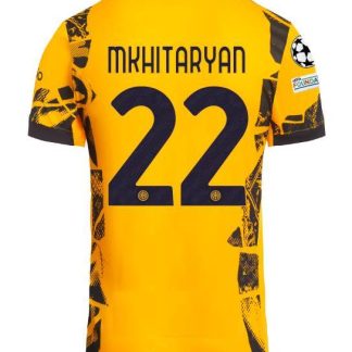 Inter Milan Champions League Final MKHITARYAN 22 Jersey 24-25