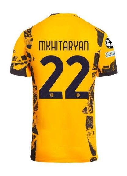 Inter Milan Champions League Final MKHITARYAN 22 Jersey 24-25