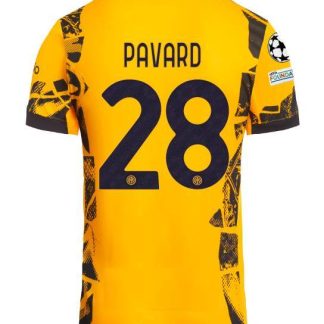 Inter Milan Champions League Final PAVARD 28 Jersey 24-25