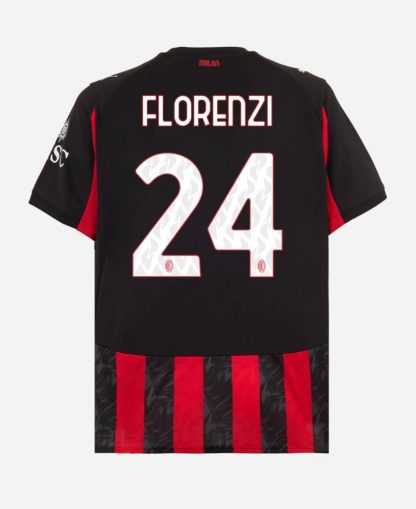AC Milan Home FLORENZI 24 Jersey 25-26