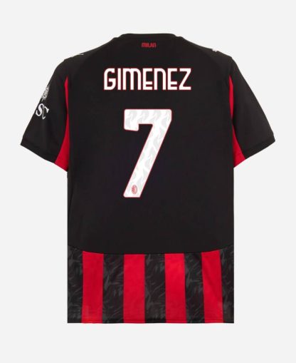 AC Milan Home GIMENEZ 7 Jersey 25-26