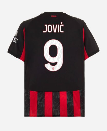 AC Milan Home JOVIĆ 9 Jersey 25-26