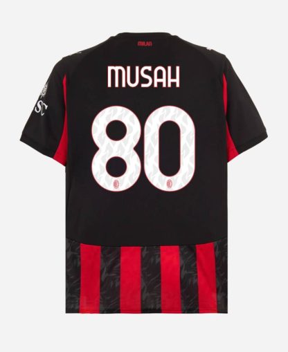 AC Milan Home MUSAH 80 Jersey 25-26