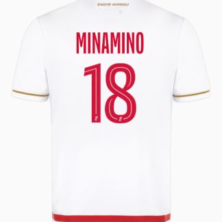 AS Monaco Home MINAMINO 18 Jersey 25-26