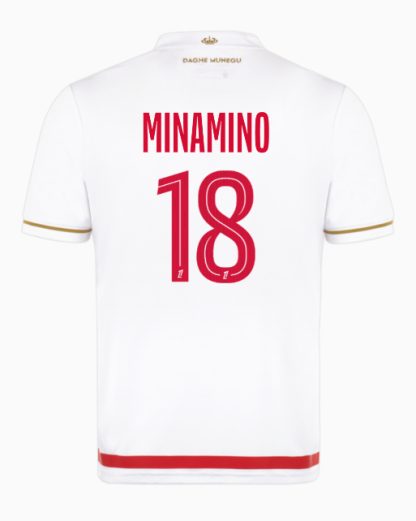 AS Monaco Home MINAMINO 18 Jersey 25-26