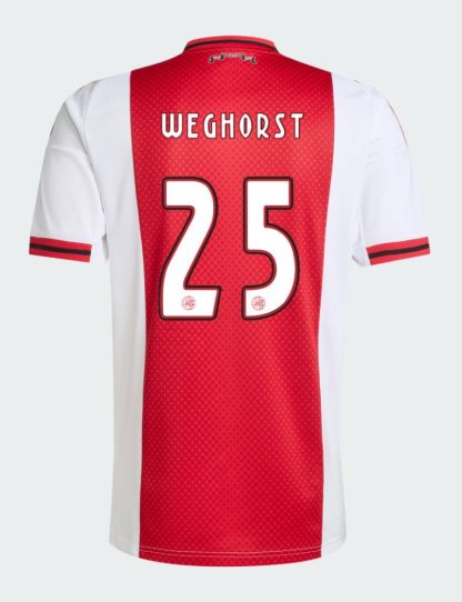 Ajax Home WEGHORST 25 Jersey 25-26