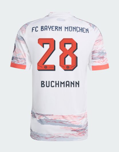 Bayern Munich Away Buchmann 28 Jersey 25-26