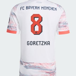 Bayern Munich Away Goretzka 8 Jersey 25-26