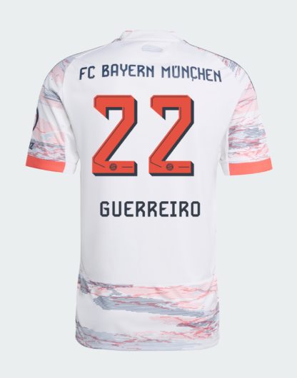Bayern Munich Away Guerreiro 22 Jersey 25-26