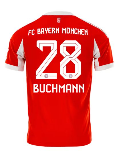 Bayern Munich Home Buchmann 28 Jersey 25-26