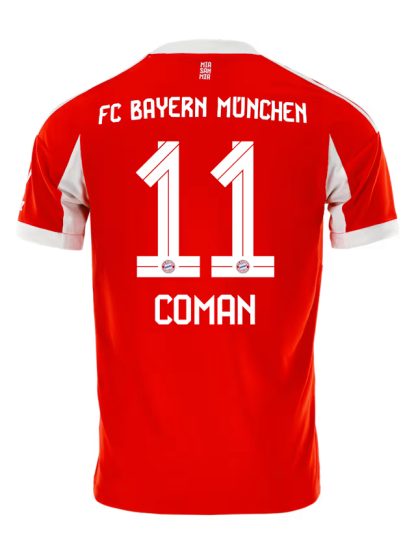 Bayern Munich Home Coman 11 Jersey 25-26