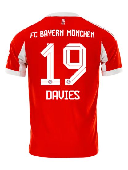 Bayern Munich Home Davies 19 Jersey 25-26