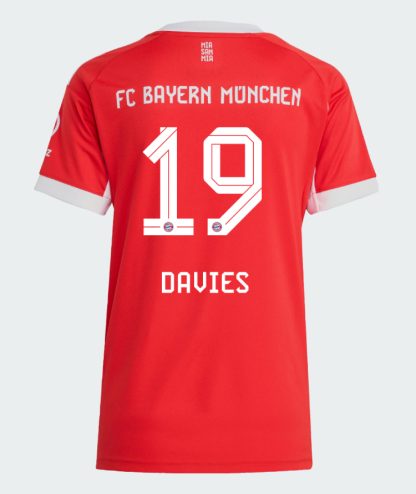 Bayern Munich Home Davies 19 Women Jersey 25-26