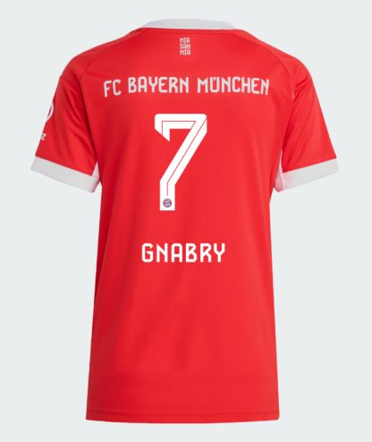 Bayern Munich Home Gnabry 7 Women Jersey 25-26