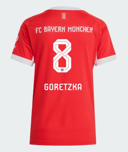 Bayern Munich Home Goretzka 8 Women Jersey 25-26