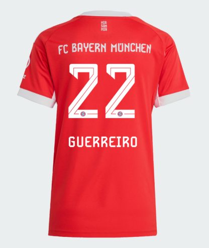 Bayern Munich Home Guerreiro 22 Women Jersey 25-26