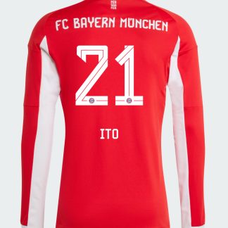 Bayern Munich Home Ito 21 Long Sleeve Jersey 25-26