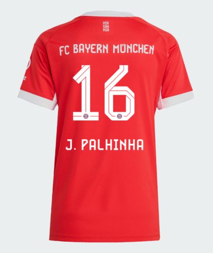 Bayern Munich Home J. Palhinha 16 Women Jersey 25-26