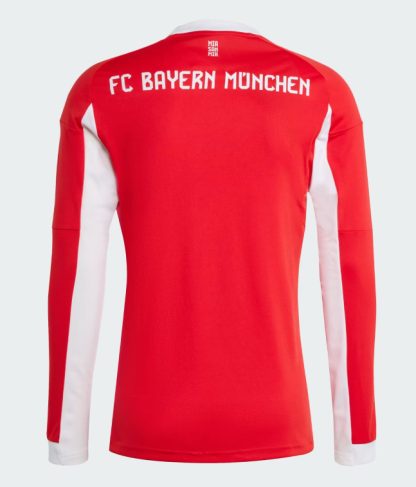 Bayern Munich Home Long Sleeve Jersey 25-26 - Image 2