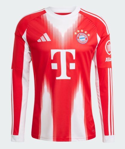 Bayern Munich Home Coman 11 Long Sleeve Jersey 25-26 - Image 2