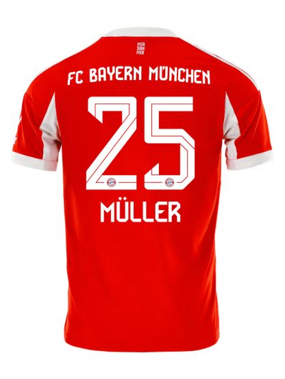 Bayern Munich Home Müller 25 Jersey 25-26