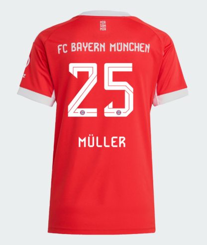 Bayern Munich Home Müller 25 Women Jersey 25-26