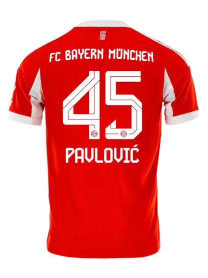 Bayern Munich Home Pavlović 45 Jersey 25-26