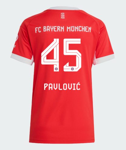 Bayern Munich Home Pavlović 45 Women Jersey 25-26